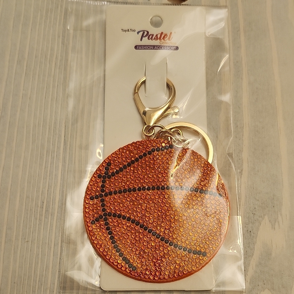 Pastels Orange Basketball Key Holder